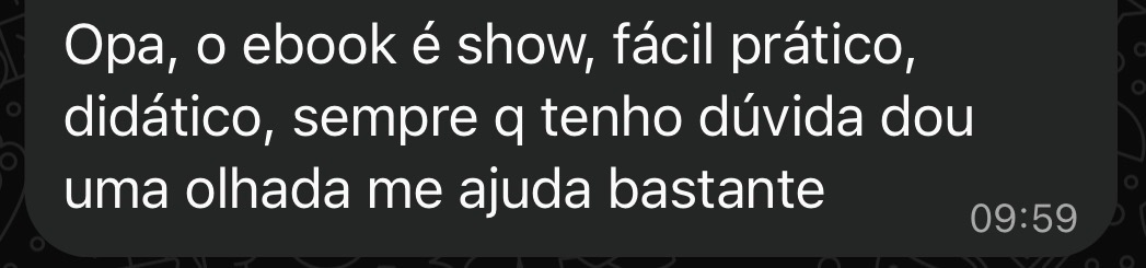 Print da mensagem enviada por Dr. Guilherme Taveira